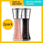 Stainless Steel Salt and Pepper Grinder Set - Premium Quality