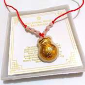 Red String Money Bag Amulet BLESSED ENERGIZED lucky charm