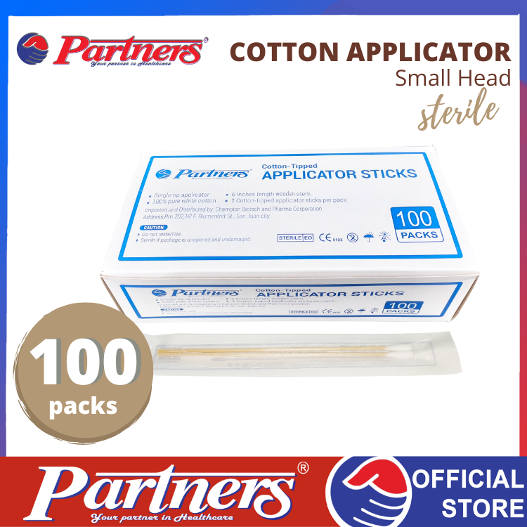 Universal Cotton Tipped Applicators - 6 inch x 100