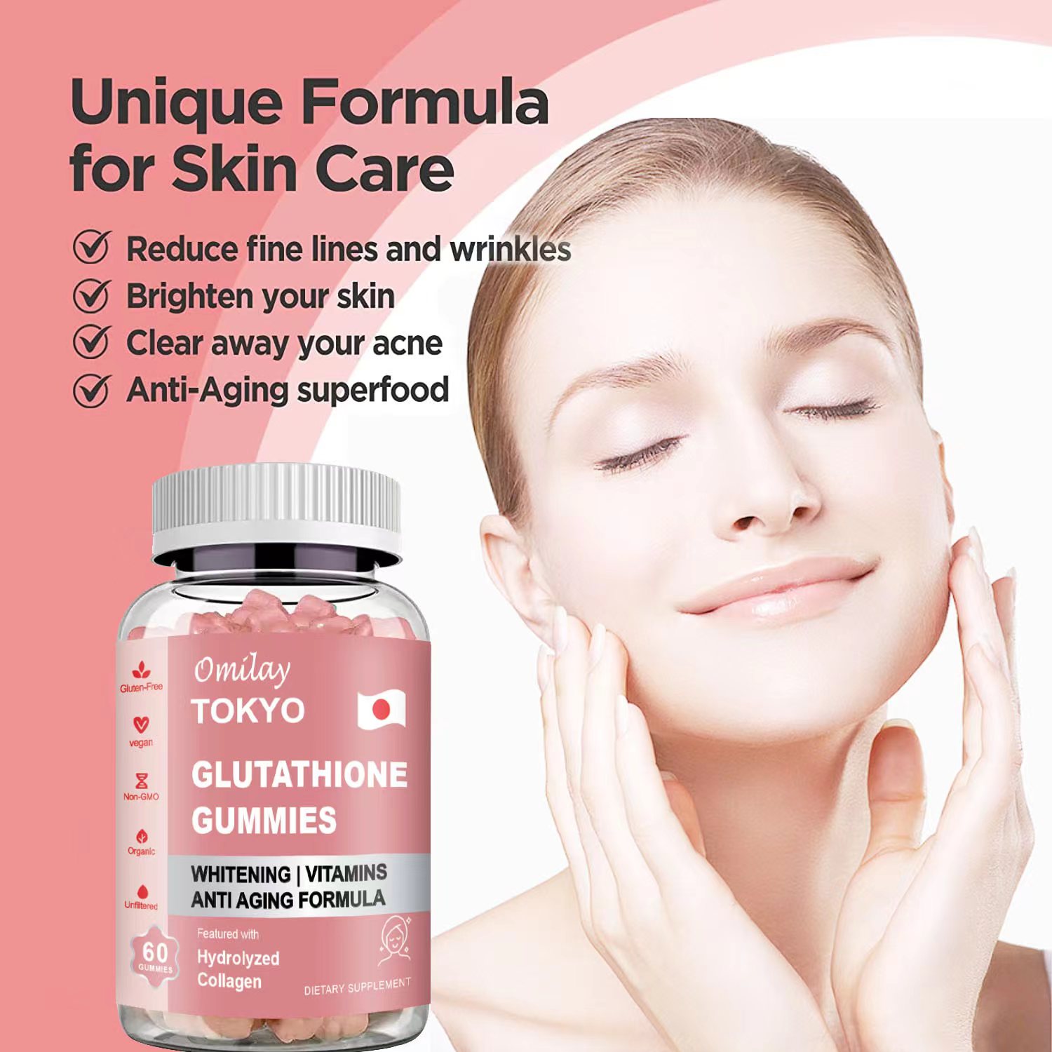 omilay tokyo glutathione gummies review Omilay TOKYO Glutathione Gummies Anti Aging Whitening Skin Collagen  Vitamins Boost Energy and Immunity Apple Flavor Skin Revitalizing  Anti-Aging Superfood Supplement - Lazada