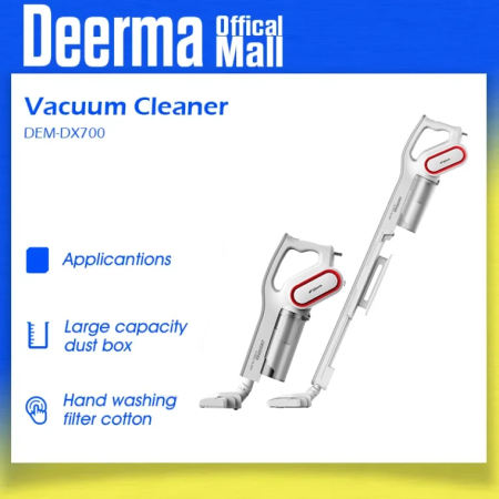 Deerma DX700 2-in-1 Handheld Vacuum with Large Dust Box