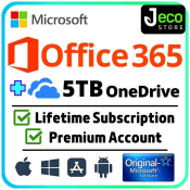 Lifetime Microsoft Office 365+ONEDRIVE 5TB Genuine Account License For Windows & Mac & Android & Ios & Huawei