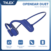 Tylex Openear Dual Listening Sports Headphones - Sweatproof Bluetooth Earphones