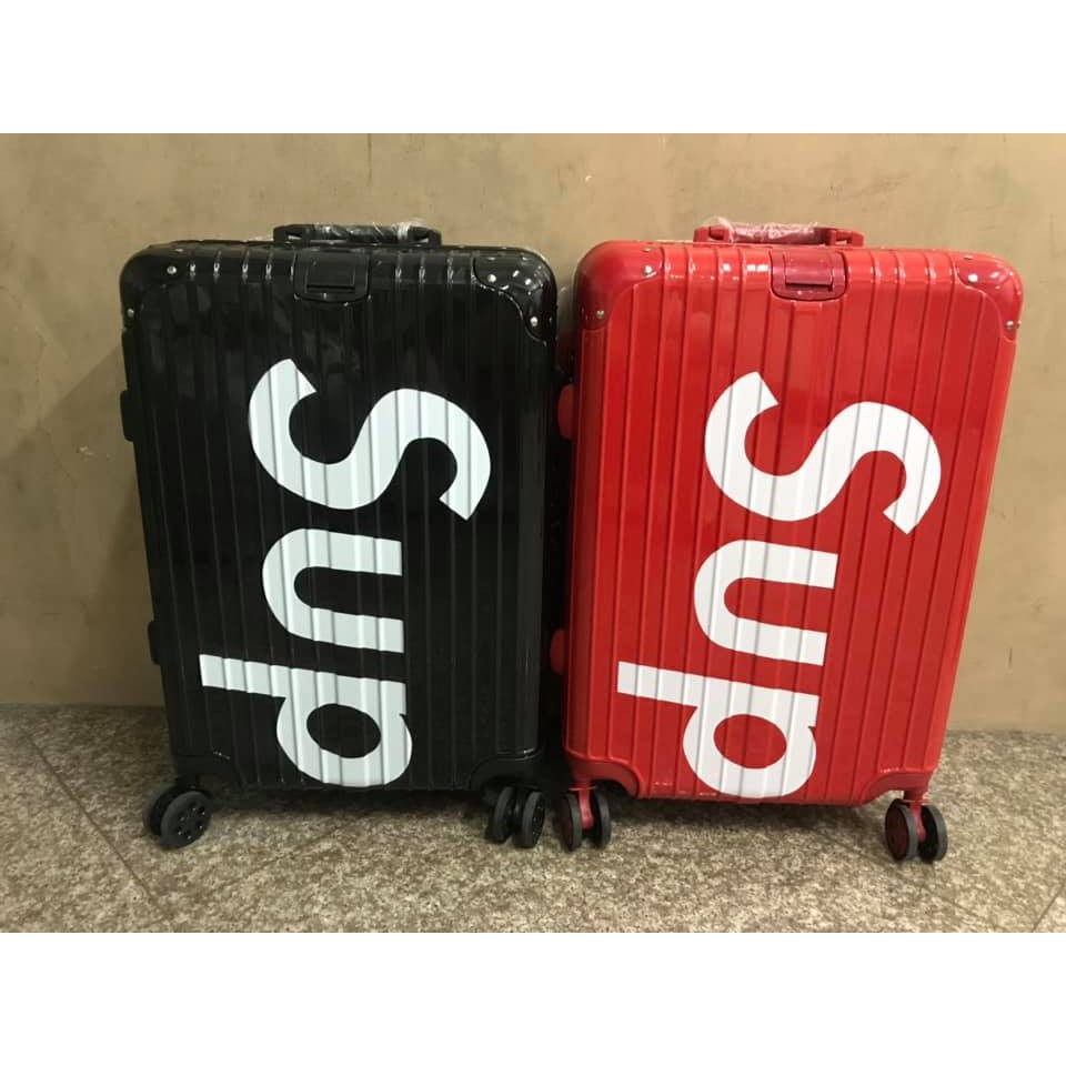 Factory direct sales JC wholesale SUPREME Travel Luggage 4 wheels hardcase suitcase fashion travel bags COD Lazada PH