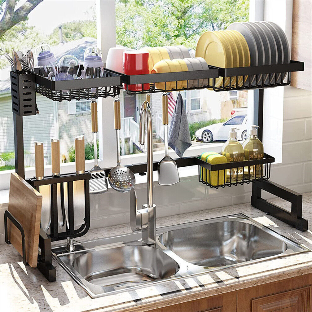UNHO Stainless Steel Dish Rack & Reviews