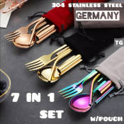 Germany 7IN1 Metal Cutlery Set by Sus304