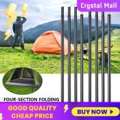 Folding Zinc Plated Tent Awning Pole for Outdoor Camping