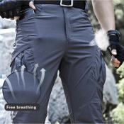 Stretchable Cargo Tactical Pants for Men by XYZ Brand