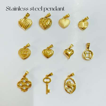 YY 3pcs P90 Gold Plated Religious Pendants for Women