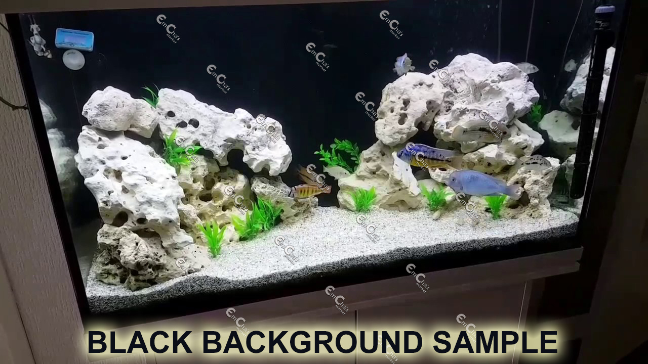BLACK Aquarium Sticker Background Good for 20 - 120 Gallons (wpp2) (20gl)  (30gl) (35gl) (40gl) (50gl) (75gl) (100gl) (125gl) Aquarium Black Sticker Aquarium  background Aquarium Wallpaper | Lazada PH