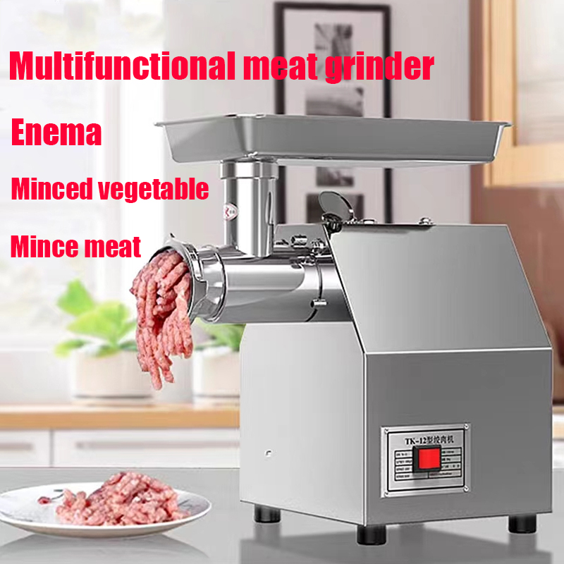 FISHERMAN Commercial Heavy Duty High Capacity Stainless Steel 1 HP Meat Grinder 75-100kg/hr