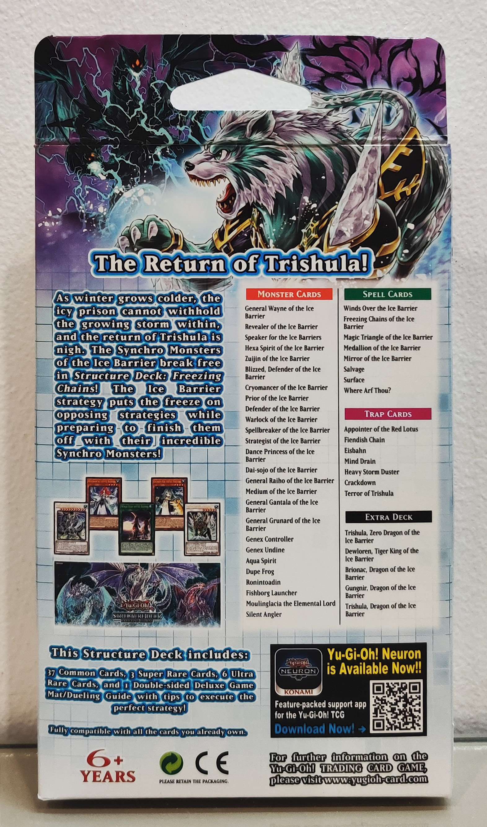 Yu-Gi-Oh! TCG Freezing Chains Structure Deck Strategy Game For Ages 10+ -  Lazada | Lazada PH