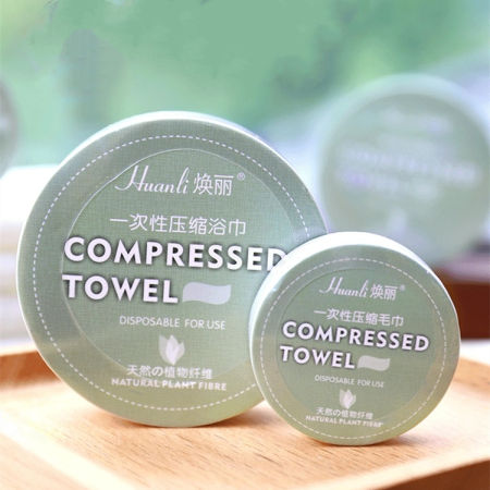 Portable Compressed Cotton Towels for Travel - Unisex
