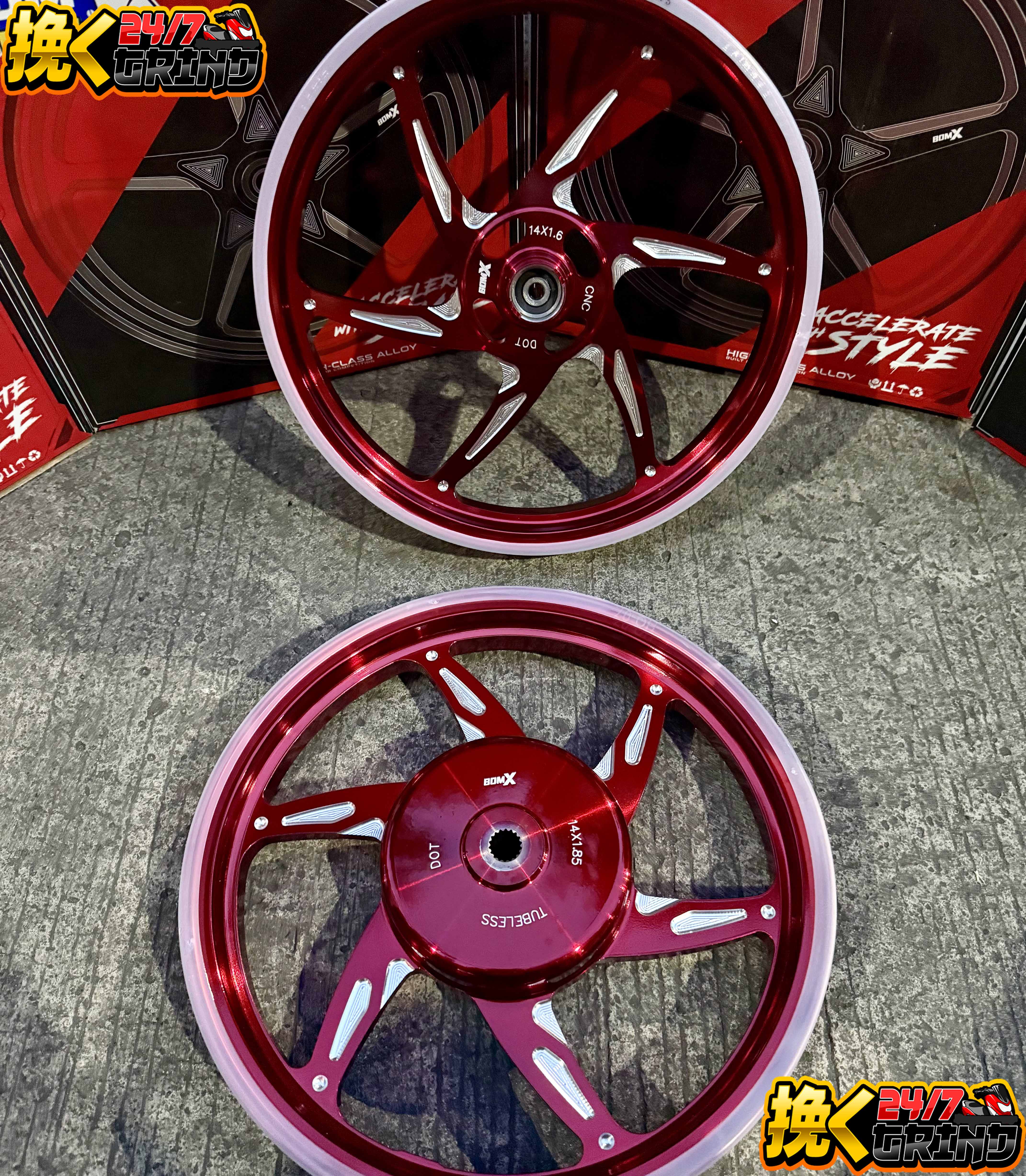 BOM X CNC MAGS DRACO For Yamaha Mio Sporty | Lazada PH