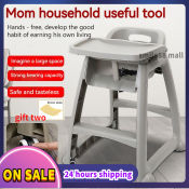 Adjustable Baby High Chair with Removable Legs and Booster