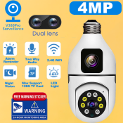 V380 PRO Dual Lens PTZ CCTV Camera with Night Vision