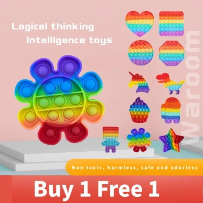 buy 1 free 1 cod buy one free one (random) pop it fidget toys sensory fidget toys Multiplayer interactive brain game Suitable for children and high-pressure people and the best choice as a gift(noted the 2finger only one pcs not 2pcs) (11)