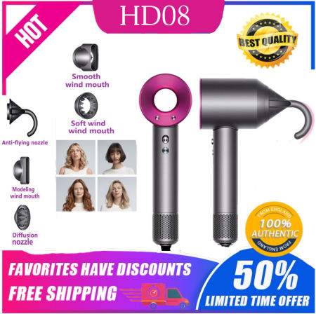 Dyson Supersonic Hair Dryer Set: Heat Protection, Anti-Scald, Ionic