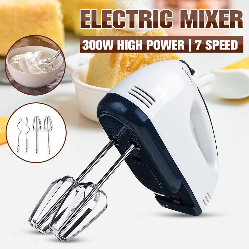Electric Egg Beater And Mixer For Cake Cream - White - Electric Bitter