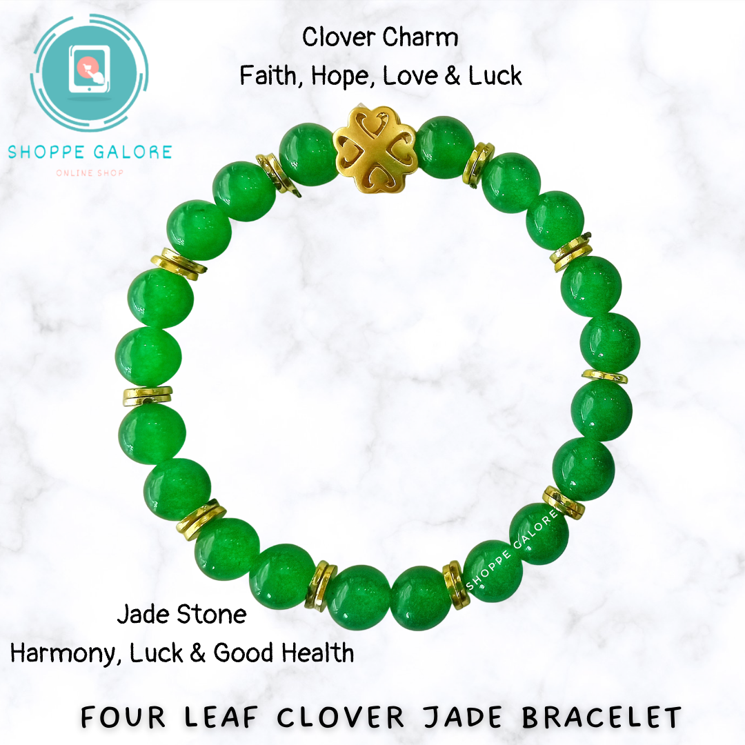 Buy 4-Leaf Clover Bracelet, Titanium Steel Lucky Rose Gold Charm Bangle,Fashion  Good Luck Flower Bracelet for Women Chain Jewelry Gifts Online at  desertcartINDIA