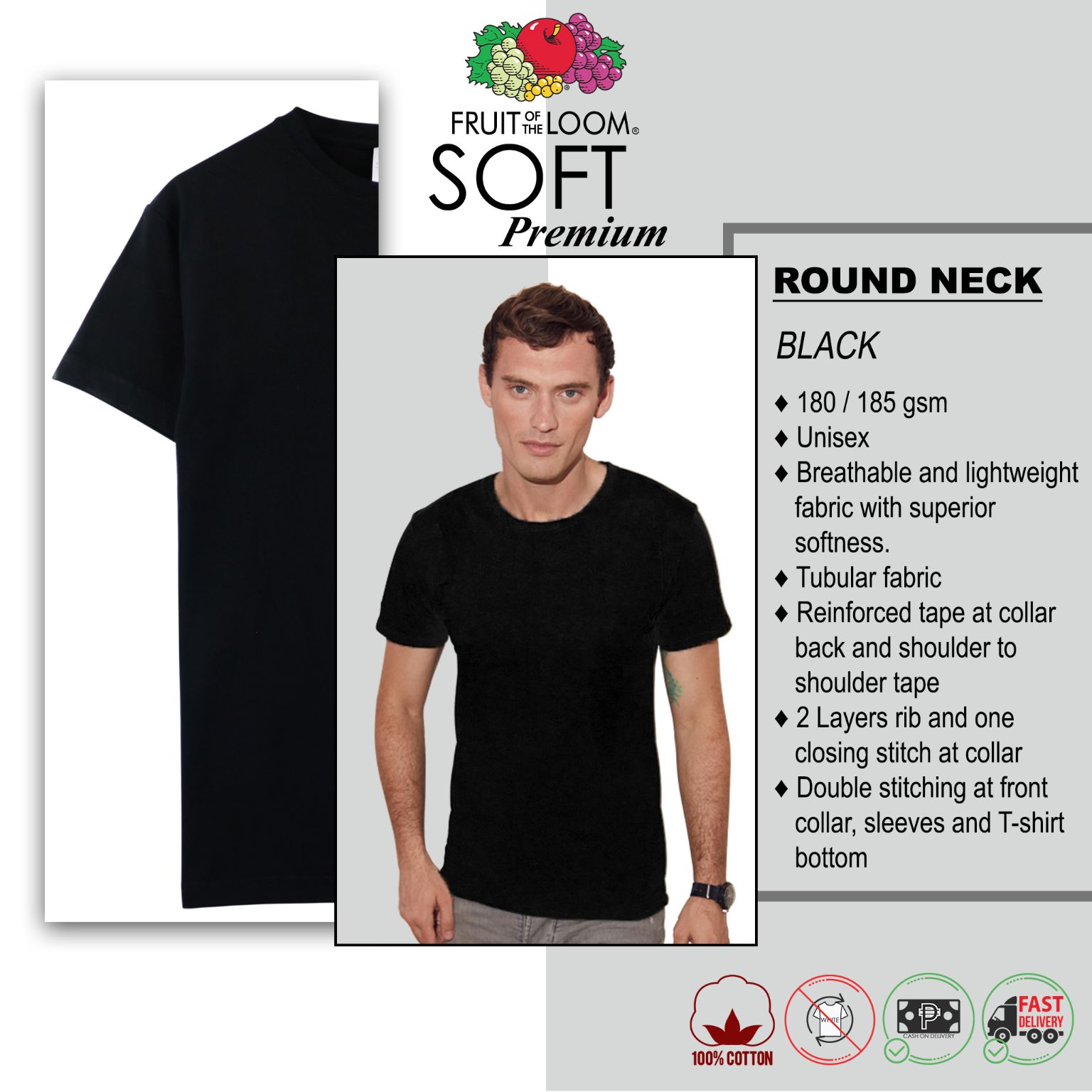 plain soft cotton t shirts