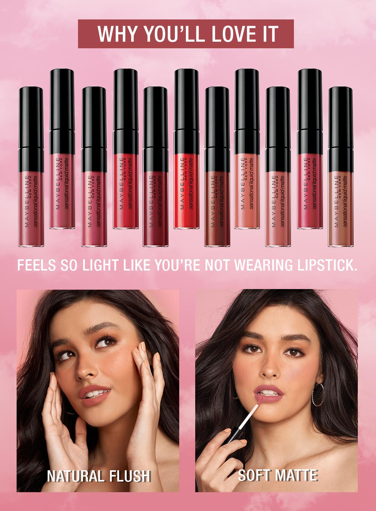 maybelline liquid matte lip tint shades