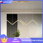 Modern LED Tricolor Chandelier for Living Room and Kitchen