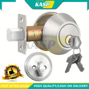 Stainless Deadbolt Door Lock Set - Single or Double Cylinder