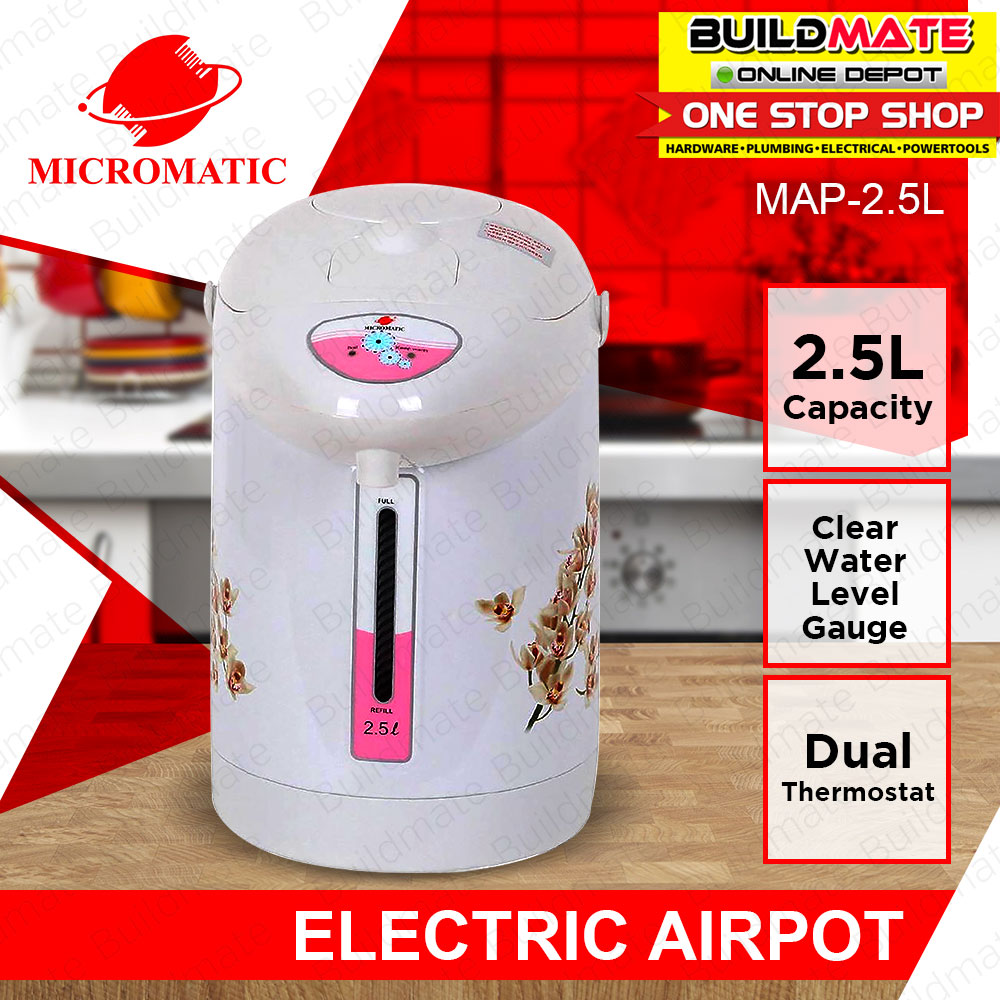 MICROMATIC Electric Airpot 2.5L MAP-2.5L •BUILDMATE•