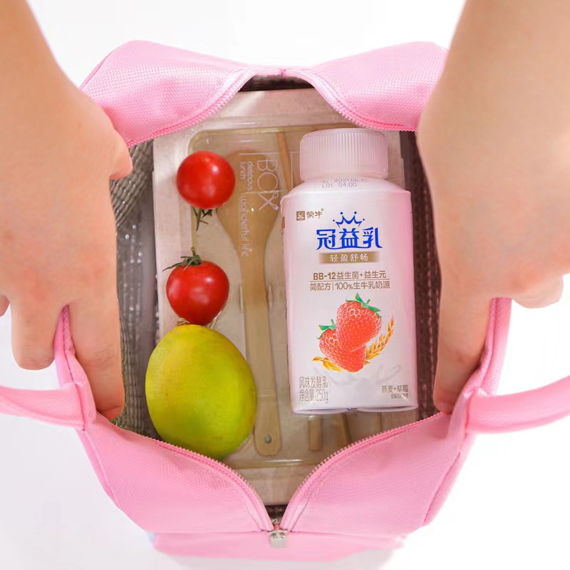 Thermal Insulated Lunch Bag Animal Design Zipper Bag Lunch Box Keep Warm  Cool Storage Bag