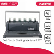Deli Office- Comb Binding Machine E3871