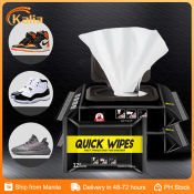 Quick Wipes White Shoe Cleaner - 240pcs/3bag - Portable & Disposable
