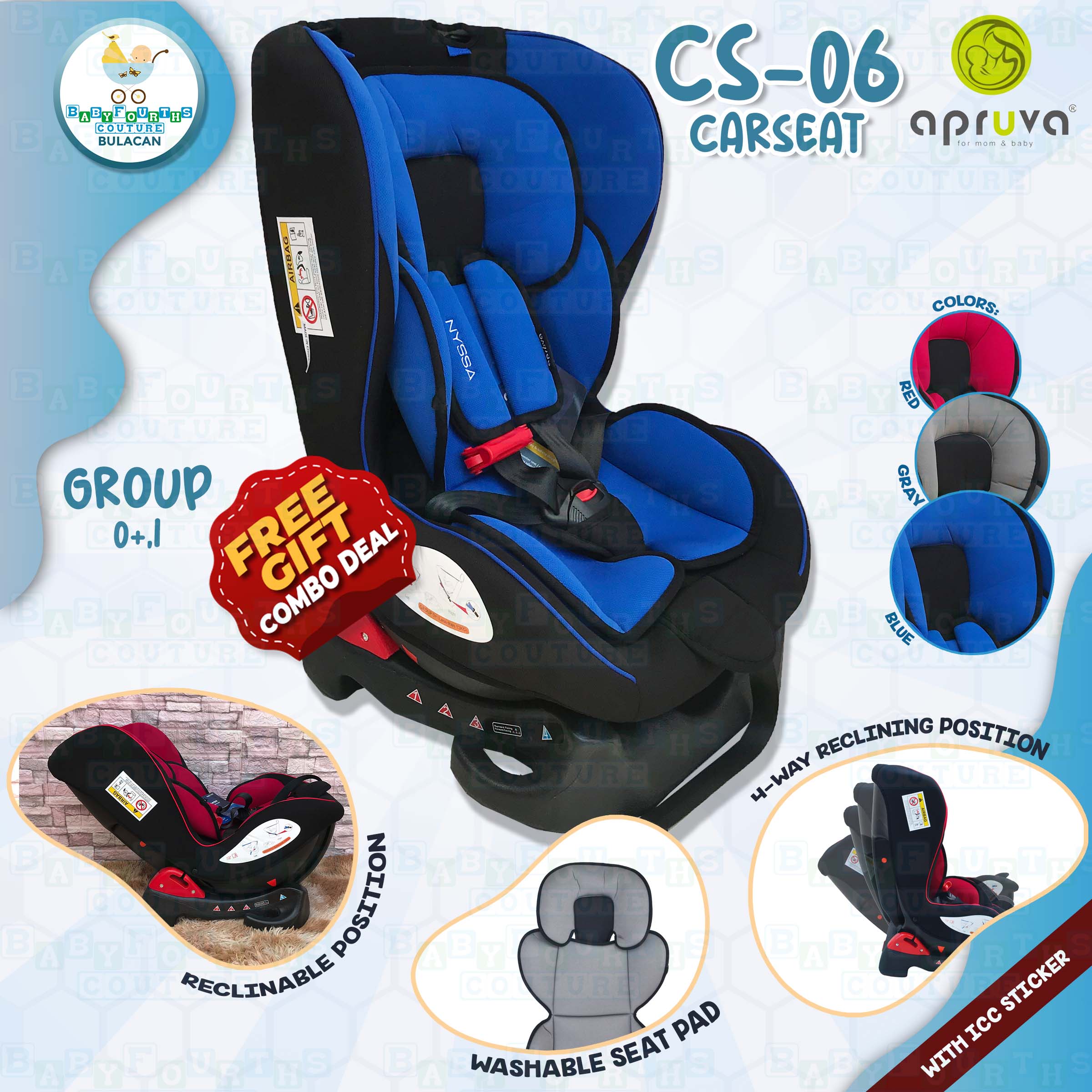 Car seat blue best sale