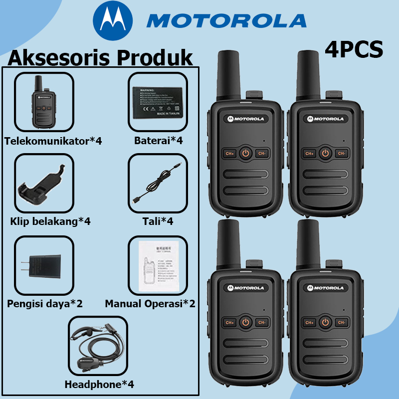（Buy 1 Take 1）Motorola walkie talkie mini walkie talkie long range motorola radio two way radio walkie talkie motorola two way radio walkie-talkies motorola walkie talkie 10km walky talky radio long range two way radio buy 1 take 1 2 way radio - Image 3