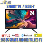 JMS 2668S 24" Smart TV with Bluetooth and ISDB-T