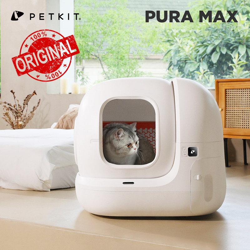 New Version Pura Max Self-Cleaning Cat Litter Box with Large Capacity fr  Multiple Cats, xSecure/APP Control Newest Automatic Cat Littler Box 