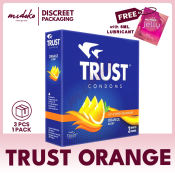 Midoko TRUST Classic Condom Orange Scent 1 PACK OF 3'S