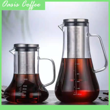 Glass Cold Brew Coffee Tea Maker - Various Sizes Available