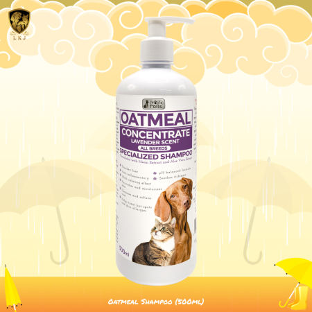 Specialized Dog Shampoo with Oatmeal, Aloe Vera, and Neem Extract