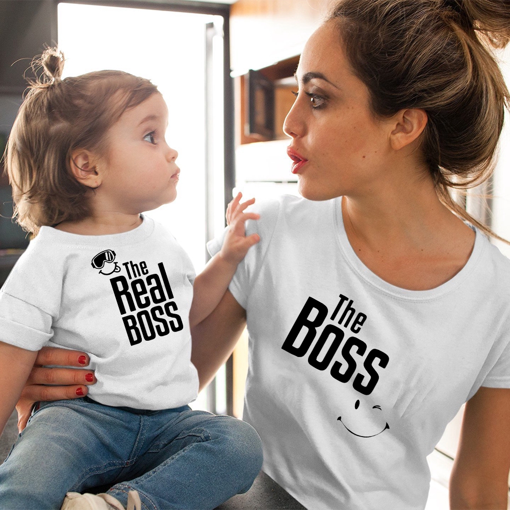 Boss Lady, Boss Baby Mother And Daughter Shirt | lupon.gov.ph