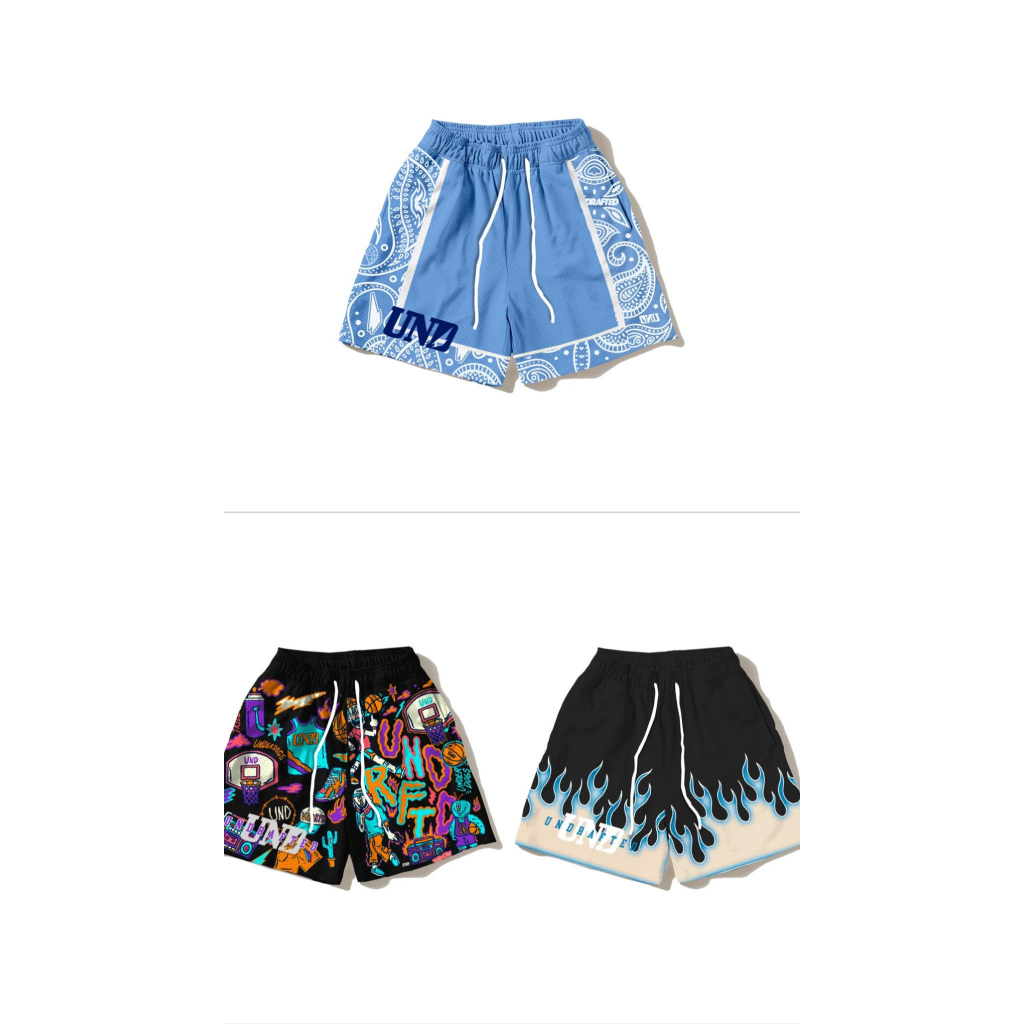 Cross Blue Mesh Shorts – UNDRAFTED