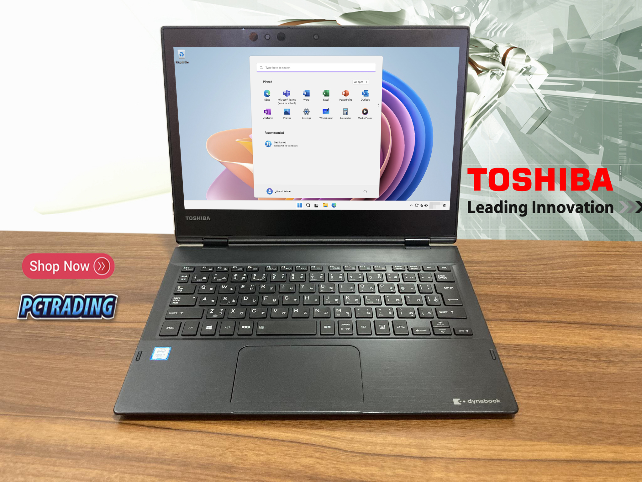 PreLOVED Toshiba Dynabook VC72/D | Processor: Intel Core i7
