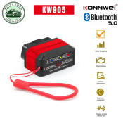 KONNWEI KW905 OBD2 Scanner for Android/iOS, Bluetooth 5