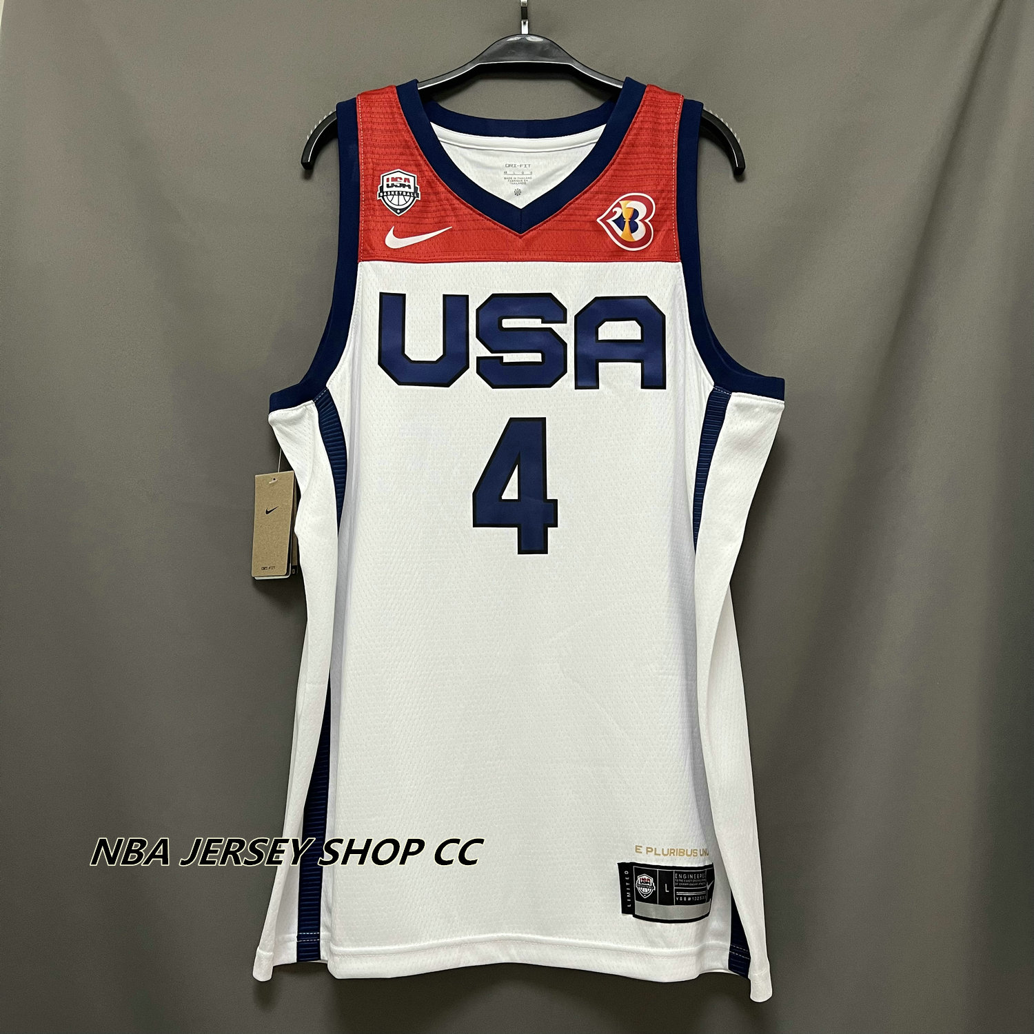 Basketball Jerseys Kobe Bryant #10 Team USA Jersey White