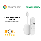 Google Chromecast TV 4 - 4K Streaming Media Player