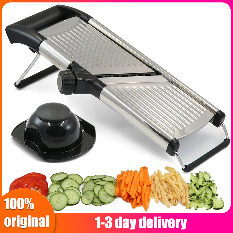 Master Pro Mandoline Food Slicer 38cm Adjustable 1-9mm Vegetable Cutter  Julienne for sale online