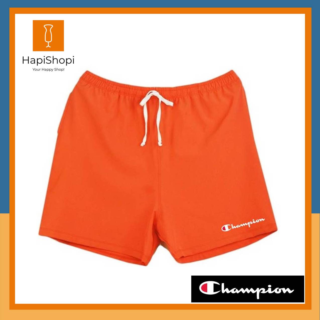 orange champion shorts