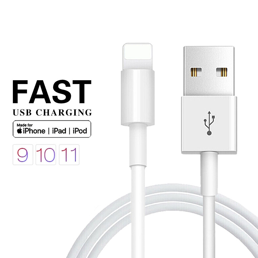 iPhone Quick Fast Charging USB Charger Data Cable For iPhone 12 11 Pro XS  Max XR X 6s Plus