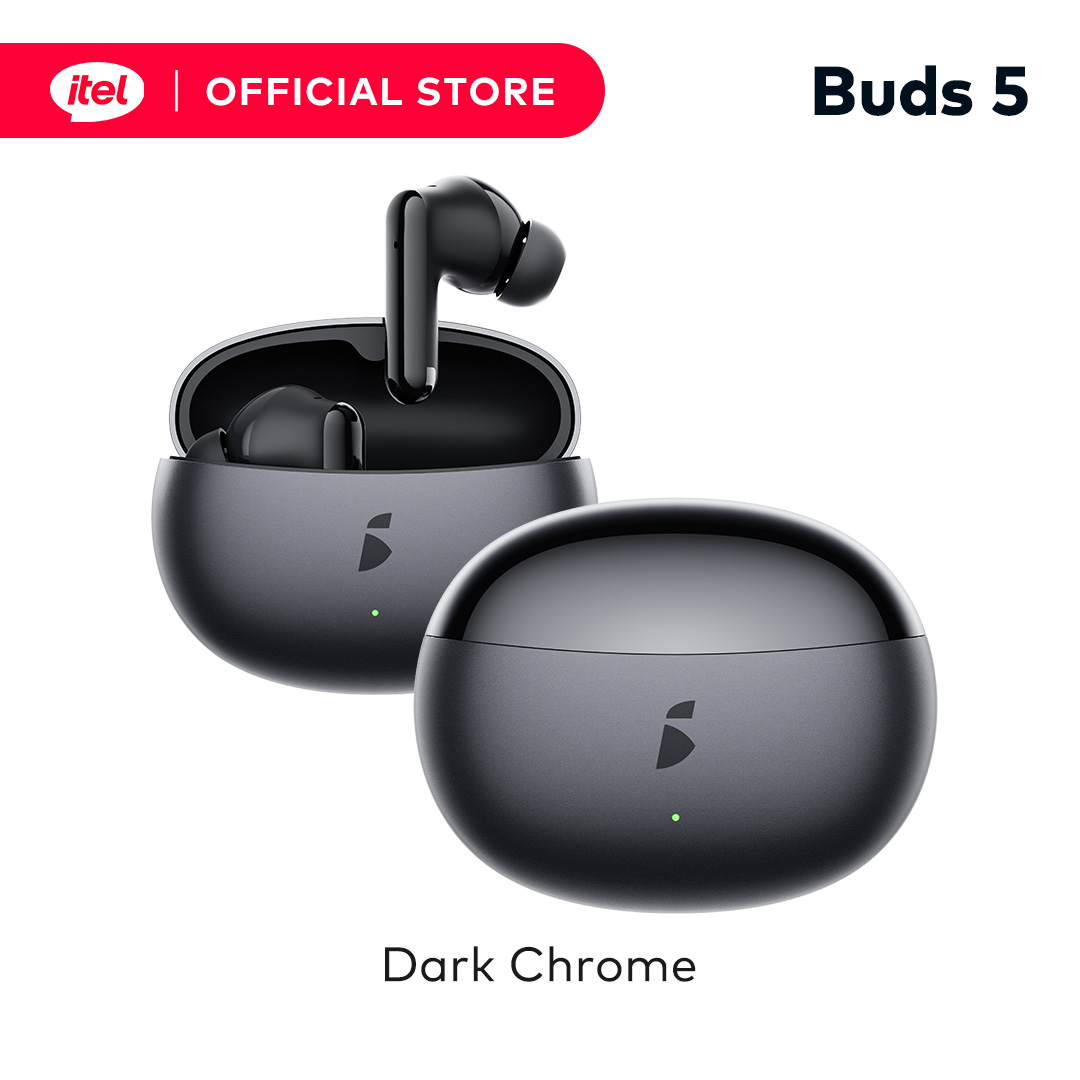 itel Buds 5 ANC Wireless Earbuds / Deep Bass / 4-Mic ENC + ANC / IP54 / 32H Battery Life - Image 2