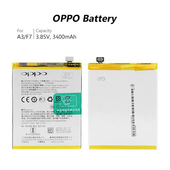 oppo a3 battery model